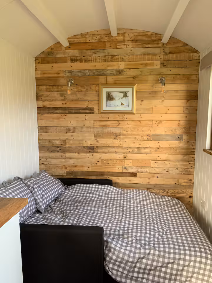 Inside Burrow Shepherd's Hut